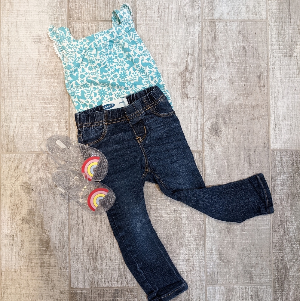 Old Navy jean leggings 2T